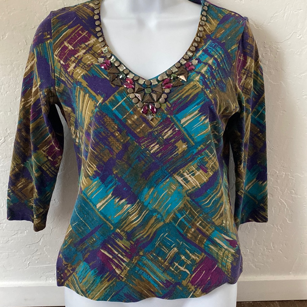 Ruby Rd. Beaded Shirt